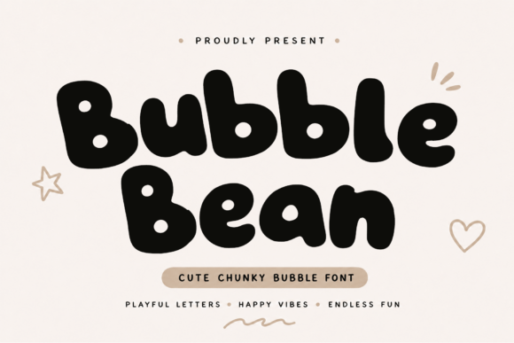 Bubble Bean: A Playful Font for Cheerful Branding