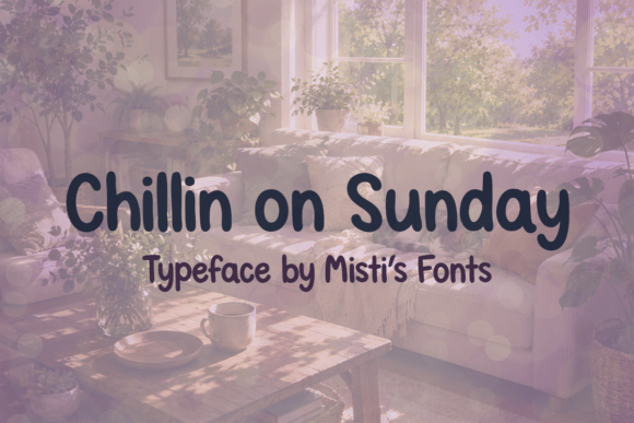 Chillin on Sunday: Capturing Effortless Style in Typography