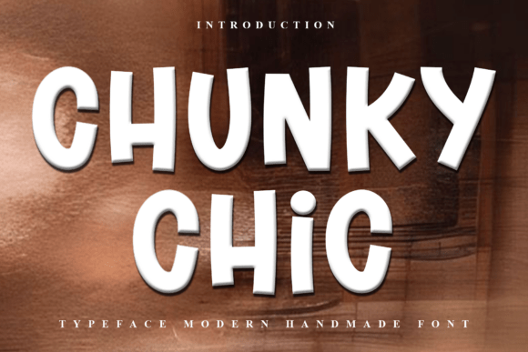 Chunky Chic: A Typeface for Festive and Cheerful Design