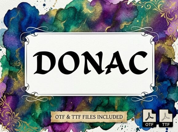 Donac: The Calligraphy Font for Lasting Impressions