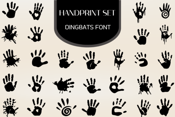 Handprint Set: A Font with a Human Touch
