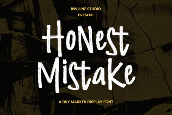 Honest Mistake: A Typeface with Built-In Character