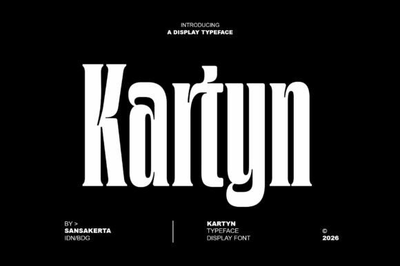 Kartyn: Your Next Cinematic Display Typeface