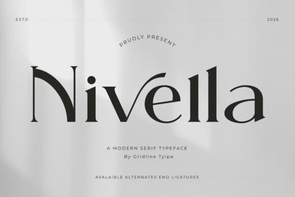 Nivella: The Modern Serif for a Polished Brand Identity