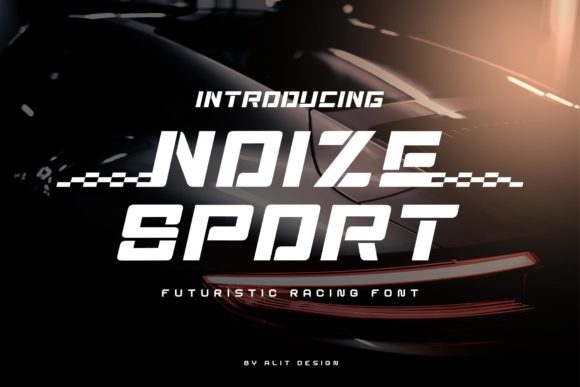 Noize Sport: A Typeface Built for Speed and Impact