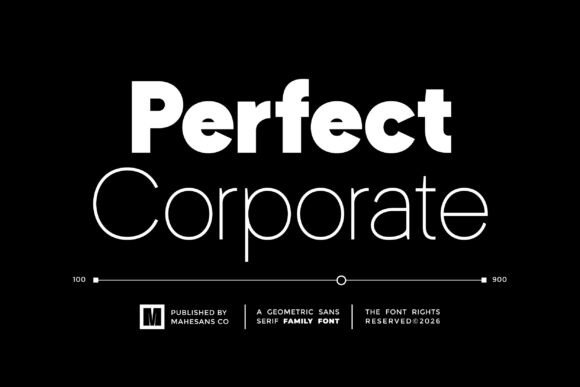 Perfect Corporate: The Modern Sans Serif for Professional Impact