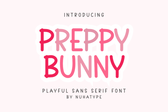 Preppy Bunny: Minimalist Sans Serif for Modern Makers