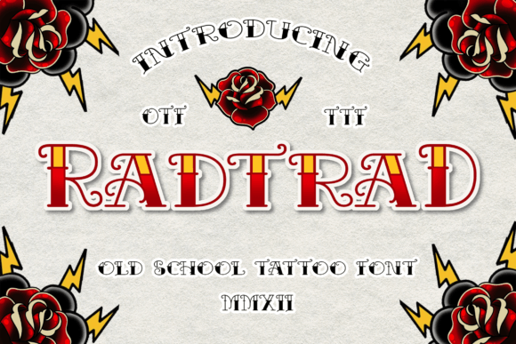 Radtrad: A Vintage Typeface with a Rebellious Edge