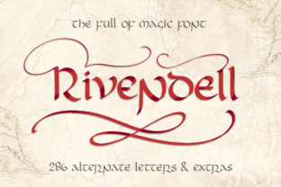 Rivendell: Crafting Magic with a Timeless Blackletter Typeface
