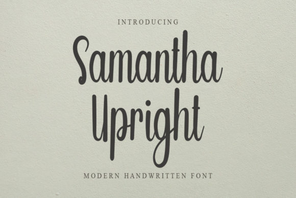 Samantha Upright: The Handwritten Font That Feels Both Polished and Personal