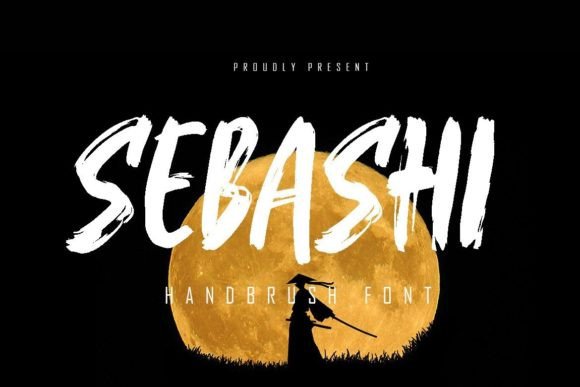 Sebashi: The Textured Brush Font for Authentic Branding