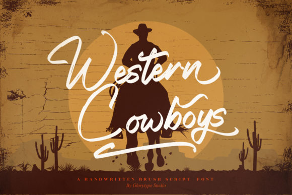 Western Cowboys: A Handwritten Font for Elegant, Relaxed Design